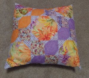 Patchwork Quilted Cushion Cover