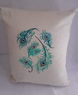 Peacock Feather Collage